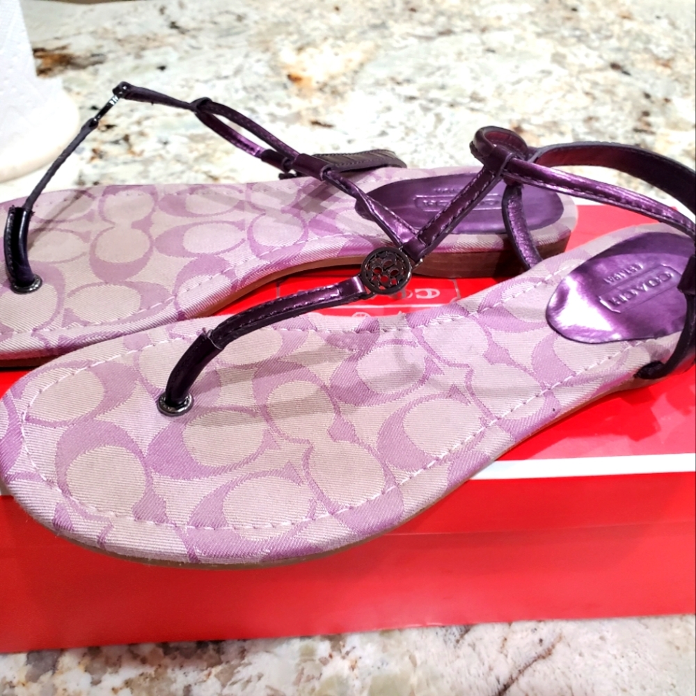 Coach sandals